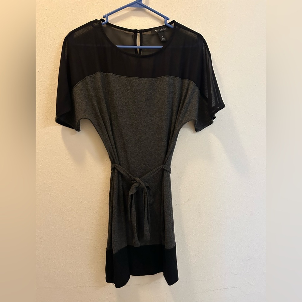 (S) White House Black Market Party/Cocktail Short Sleeve Dress